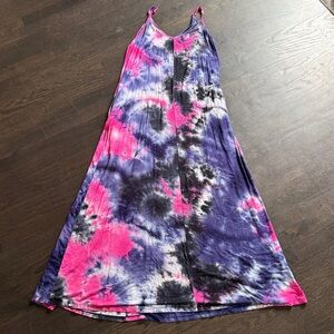 SAMPLE SALE! Skivys Femme Goddess Gown in one of a kind tie dye color Small